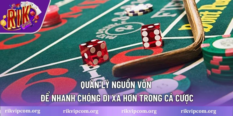 Quản lý nguồn vốn để nhanh chóng đi xa hơn trong cá cược