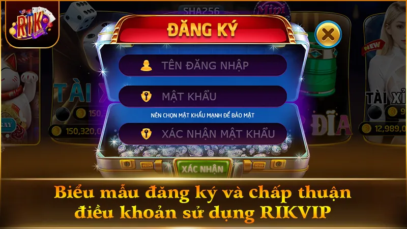 Tuân thủ điều khoản sử dụng RIKVIP ngay khi đăng ký tài khoản