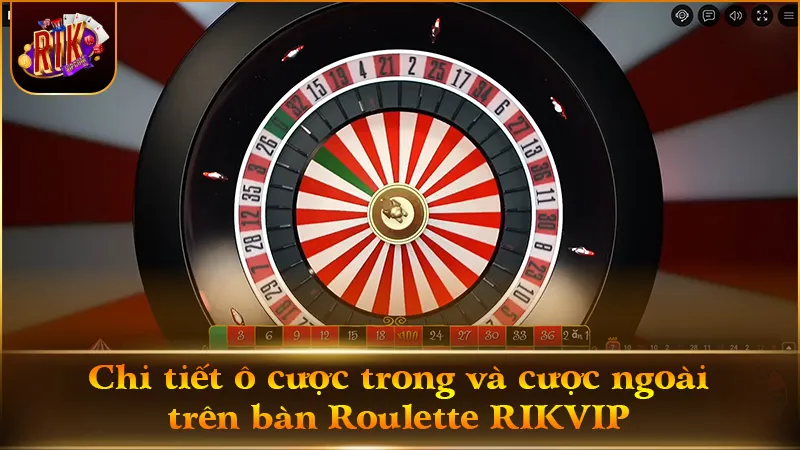 Bàn quay chuẩn quốc tế với bố cục cược rõ ràng