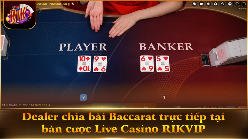 Bàn cược Baccarat livestream mượt mà với bảng cầu rõ nét