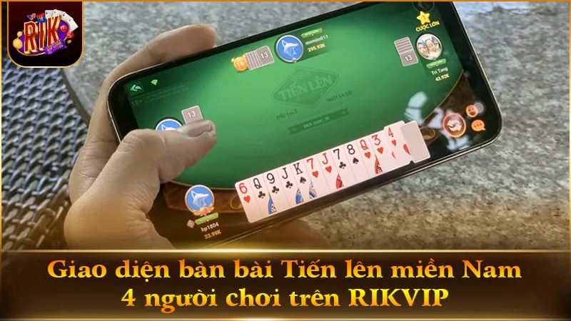 Chia bài và vòng đánh luật chơi Tiến lên
