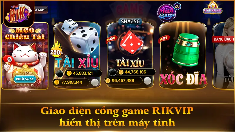Trải nghiệm game giải trí RIKVIP đồng bộ mượt mà