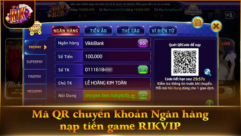 Thao tác quét mã QR Code chuyển khoản Ngân hàng chuẩn xác