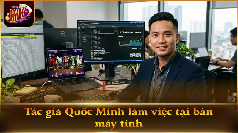 Tác giả Quốc Minh, người định hướng nội dung RIKVIP