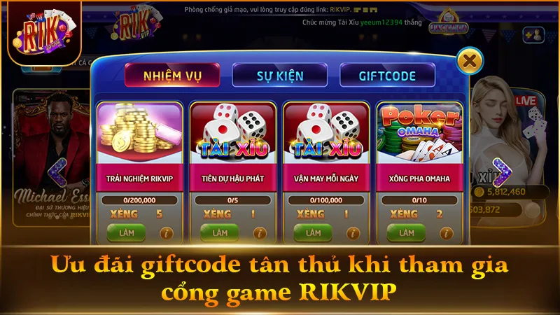 Khuyến mãi tân thủ và đặc quyền cho người mới đăng ký RIKVIP